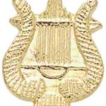 15/16″ Music Lyre Chenille Letter Insert Pins 1