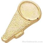 1 1/2″ Megaphone Chenille Letter Sports Pins 1