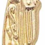 7/8″ Gold Chenille Letter Insert Pins 1
