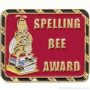 Spelling Bee Award Lapel Pin 1