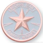 1″ Bronze Star Award Lapel Pin 1