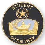 7/8″ Student Of The Week Lapel Pin 1