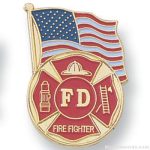 1-1/8″ Firefighter Lapel Pin 1