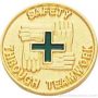 Safety Through Teamwork Enameled Lapel Pins 1