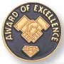 3/4″ Award Of Excellence Lapel Pin 1