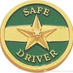 3/4″ Safe Driver Enameled Lapel Pins 1