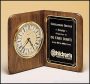 Clock Award – American Walnut Desk Clocks 1