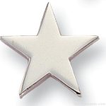 5/8″ Silver Star Lapel Pin 1