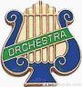 5/8″ Enameled Orchestra Music Pin 1