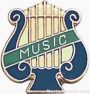 5/8″ Enameled Music Pin 1