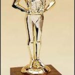 Achiever – Cast Metal Achiever with Laser Engravable Brass Plate 1