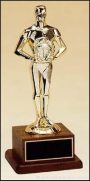 Achiever – Cast Metal Achiever with Laser Engravable Brass Plate 1