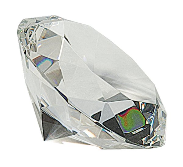 4 inch Clear Crystal Diamond profile