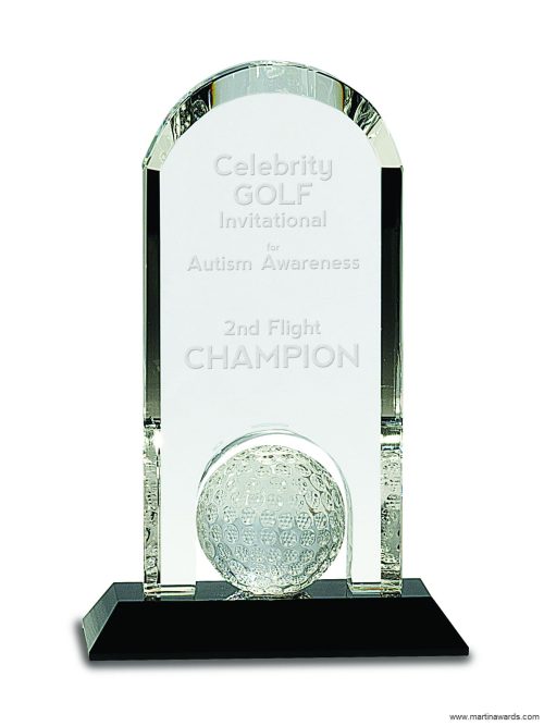 Crystal Dome with Golfball inset