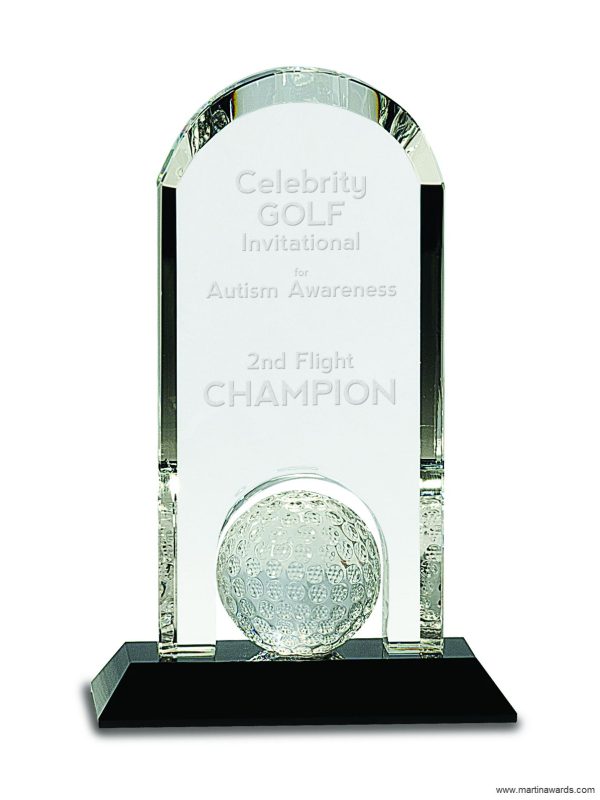 Crystal Dome with Golfball inset