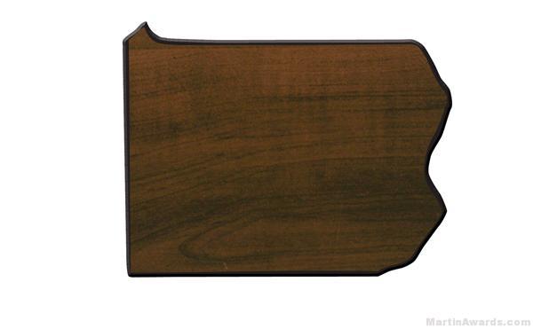 Pennsylvania State Shaped Plaque 1