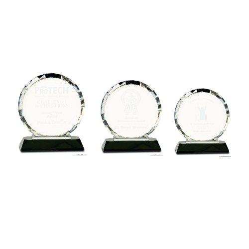 Round Facet with black base