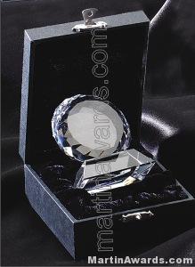 Crystal Glass Awards – 2 1/2″ x 3″ Prism Optical Crystal 1