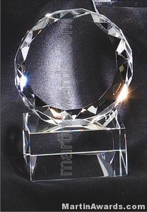 3 1/2″ x 4″ Genuine Prism Optical Crystal Glass Awards 1