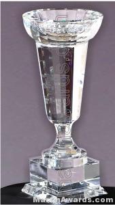 4″ x 11 1/2″ Prism Optical Crystal Glass 1