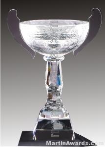 10 1/2″ x 15″ Genuine Glass Awards Cup With Base 1