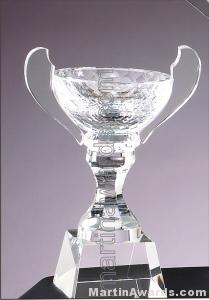 6 1/4″ x 9″ Genuine Glass Awards Cup With Base 1