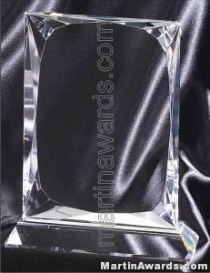 5″ x 8″ Genuine Prism Optical Crystal Glass Awards 1