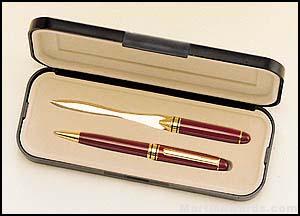 Euro Pen and Letter Opener Set with Box 1
