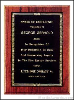 Plaque – Sheffield Series Perpetual Plaque w/Black Plates 1