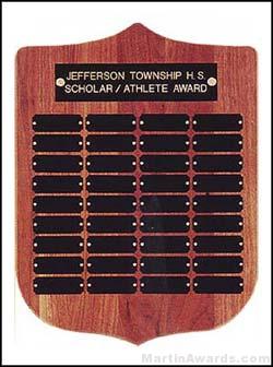 Plaque – Shield Shape Perpetual Plaque 36 Plates 1