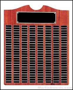 Plaque – Perpetual Plaque w/Black Brass Awards Achievement Recognition 1