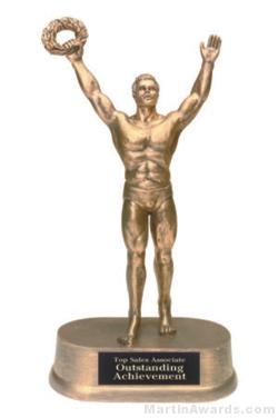 Male Victory Gold Resin Trophies 1