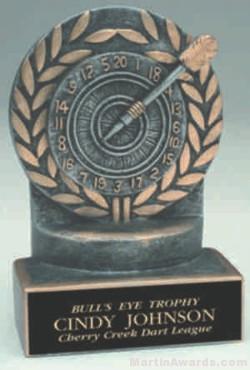 Darts Wreath Resin Trophy 1