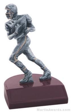 Football Silver Resin Trophy 1