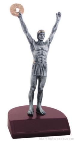 Male Victory Silver Resin Trophies 1