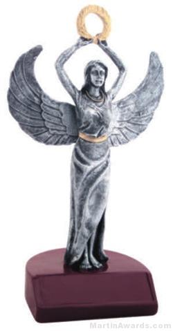 Female Victory Silver Resin Trophies 1