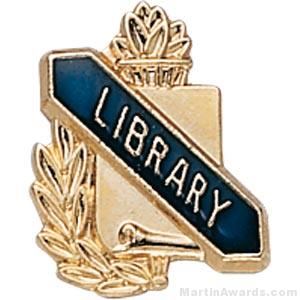 3/8″ Library School Award Pins 1