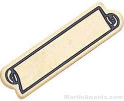 1 3/16″ Etched Soft Enamel Large Service Bar Chenille Letter Pin 1