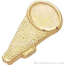 1 1/2″ Megaphone Chenille Letter Sports Pins 1