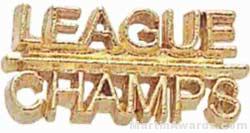 7/8″ League Champs Chenille Letter Insert Pins 1