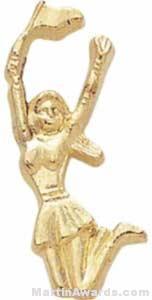 1 1/2″ Cheerleader Chenille Letter Sports Pins 1