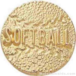 3/8″ SMALL SOFTBALL CHENILLE PIN 1
