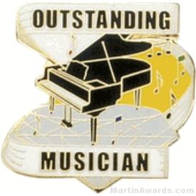 Outstanding Musician Award Lapel Pin 1