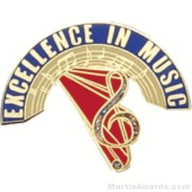 Excellence in Music Award Lapel Pin 1