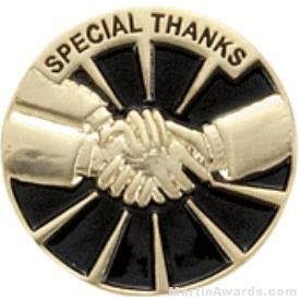 Special Thanks Award Lapel Pin 1