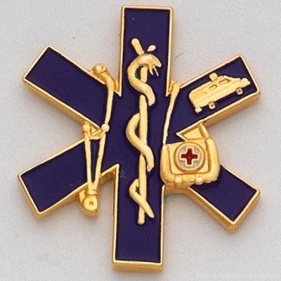 1″ Paramedic Lapel Pin 1