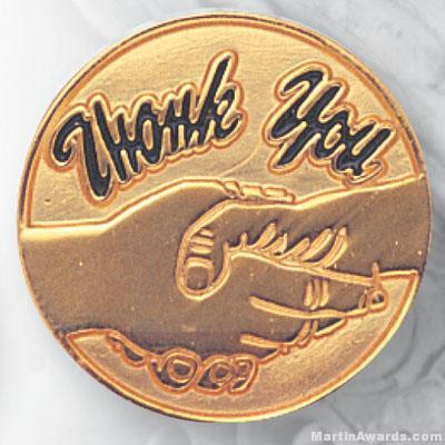 3/4″ Thank You Lapel Pin 1