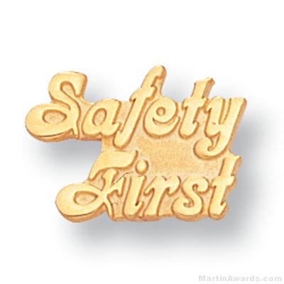 1/2″ Safety First Lapel Pin 1