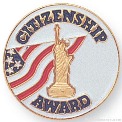 7/8″ Citizenship Award Lapel Pin 1