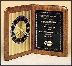 Clock Award – American Walnut Clock 1